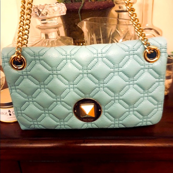 kate spade Handbags - Kate Spade Shoulder Bag Quilted with Chain Shoulder Strap & Envelope Style.